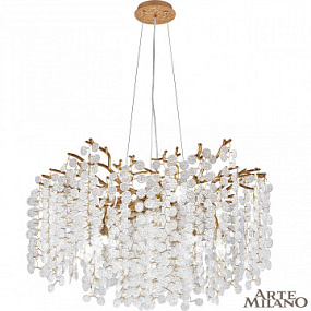 Подвесная хрустальная люстра Arte Milano 230901/D760/10/C Pa