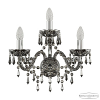 Бра с хрусталем Bohemia IVELE Crystal 1403B/2+1/160 Ni M781