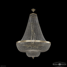 Большая хрустальная люстра Bohemia IVELE Crystal 19091/H2/100IV G C1