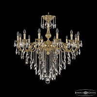 Подвесная хрустальная люстра Bohemia Ivele Crystal Verona 72101/12/360 B G