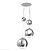 Подвесной светильник Azzardo Silver ball 4 AZ2531