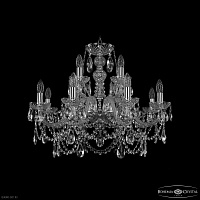 Хрустальная подвесная люстра Bohemia IVELE Crystal 1411/8+4/240 Ni