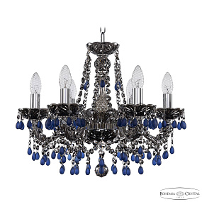 Хрустальная подвесная люстра Bohemia IVELE Crystal 1410/6/160 Ni V3001 M731