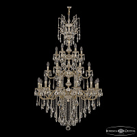 Большая хрустальная люстра Bohemia Ivele Crystal Verona 72101/12+6+6/300/XL/3d B GW