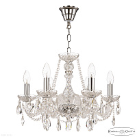 Хрустальная подвесная люстра Bohemia IVELE Crystal 116/6/165 Ni