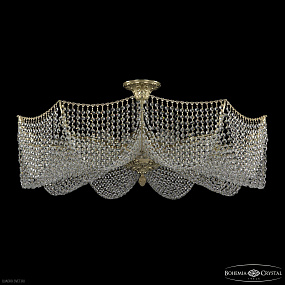 Большая хрустальная люстра Bohemia IVELE Crystal 77171/95/10 G