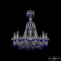 Хрустальная подвесная люстра Bohemia IVELE Crystal 1410/12/240/XL-74 Ni V3001