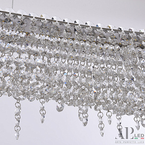 Большая хрустальная светодиодная люстра APL LED Sicilia SH523.0.120.B.Gd.4000.INT