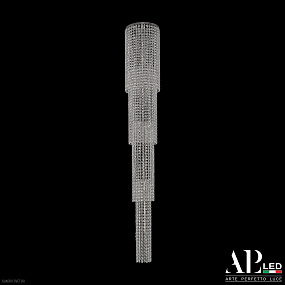 Каскадная хрустальная светодиодная люстра APL LED Rimini S520.0.22-145.A.3000