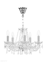 Хрустальная подвесная люстра Bohemia IVELE Crystal 104/5/141 Ni