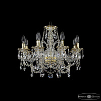Хрустальная подвесная люстра Bohemia IVELE Crystal 1611/8/195/GW