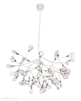 Большая люстра Crystal Lux EVITA SP63 WHITE/TRANSPARENT