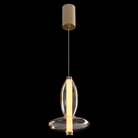 Подвесной светодиодный светильник Crystal Lux QUASAR SP7W LED AMBER