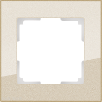 Рамка на 1 пост (шампань) Werkel WL01-Frame-01