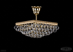 Хрустальная потолочная люстра Bohemia IVELE Crystal 1912/25Z/G