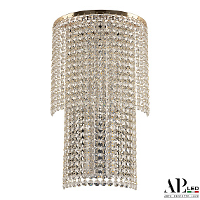 Бра хрустальное светодиодное APL LED Rimini S500.B4.25-45.A.3000.Gold