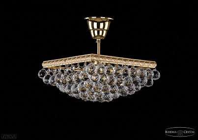 Хрустальная потолочная люстра Bohemia IVELE Crystal 1912/25Z/G