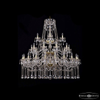 Большая хрустальная люстра Bohemia IVELE Crystal 1413/20+10+5/460/3d G