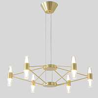 Подвесная светодиодная люстра Crystal Lux DOROTEA SP6 GOLD