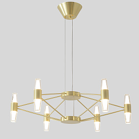 Подвесная светодиодная люстра Crystal Lux DOROTEA SP6 GOLD