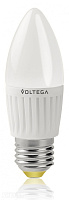 Лампа светодиодная VOLTEGA свеча 6.5W Е14 2800К VG1-C2E27warm6W-C