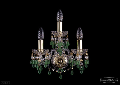 Бра хрустальное Bohemia IVELE Crystal 1410B/2+1/141/G/V5001