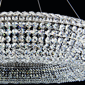 Хрустальная потолочная светодиодная люстра APL LED Rimini S502.0.80.A.3000