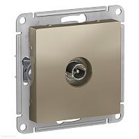 TV розетка Schneider Electric ATLASDESIGN оконечная 1DB шампань ATN000591
