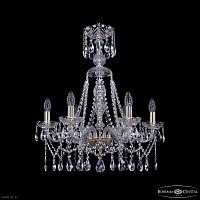 Хрустальная подвесная люстра Bohemia IVELE Crystal 1413/6/200/XL-66 G