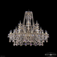 Большая хрустальная люстра Bohemia IVELE Crystal 1411/20+5+5/400 G M801