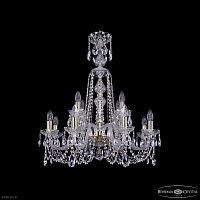 Хрустальная подвесная люстра Bohemia IVELE Crystal 1402/8+4/240/XL-77 G