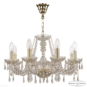 Хрустальная подвесная люстра Bohemia IVELE Crystal 104/8/195 G