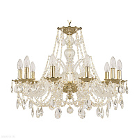 Хрустальная подвесная люстра Bohemia IVELE Crystal 1605/10/240 G
