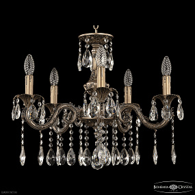 Хрустальная подвесная люстра Bohemia IVELE Crystal AL79101/5/175 A SGB