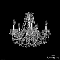 Хрустальная подвесная люстра Bohemia IVELE Crystal 1409/5/160 Ni