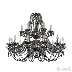 Хрустальная подвесная люстра Bohemia IVELE Crystal 1406/12+6/360/2d G M781
