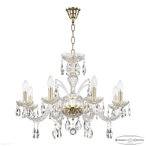 Хрустальная подвесная люстра Bohemia IVELE Crystal 118/8/240 G