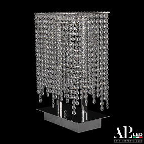 Хрустальная светодиодная настольная лампа APL LED Rimini S500.L1.25.B.4000