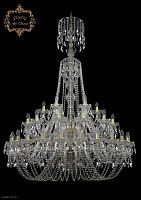 Большая хрустальная люстра Bohemia Art Classic 11.11.24+12+6.460.2d.XL-167.Gd.Sp