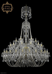 Большая хрустальная люстра Bohemia Art Classic 11.11.24+12+6.460.2d.XL-167.Gd.Sp