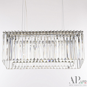 Хрустальная подвесная светодиодная люстра APL LED Sicilia SH11.57.A.Ni.4000