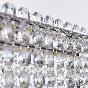 Хрустальная светодиодная настольная лампа APL LED Sicilia SH500.L1.60.A.Ni.4000
