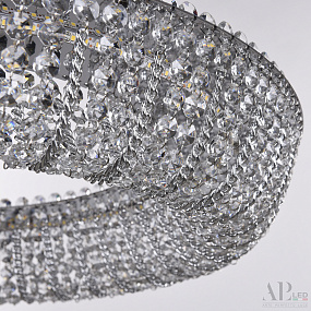 Хрустальная подвесная светодиодная люстра APL LED Sicilia SH502.0.60.M.Ni.4000