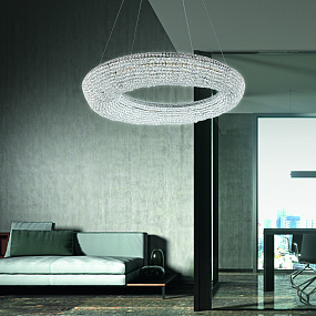 Хрустальная потолочная светодиодная люстра APL LED Rimini S510.0.100.A.3000