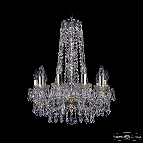Хрустальная подвесная люстра Bohemia IVELE Crystal 1403/10/160/h-61 G