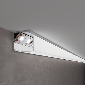 Квадратный угловой алюминиевый профиль для LED ленты Elektrostandard LL-2-ALP009