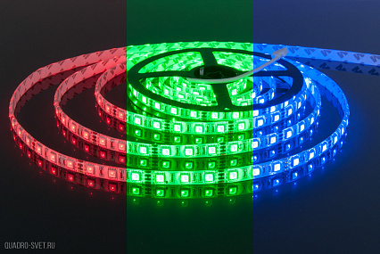 Лента светодиодная Elektrostandard 60Led 14,4W IP65 мульти (5050 12V 60Led 14,4W IP65 RGB)