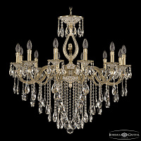 Подвесная хрустальная люстра Bohemia Ivele Crystal Verona 72401/12/300 B GW FL3M