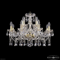 Хрустальная подвесная люстра Bohemia IVELE Crystal 1413/8+4/220 G