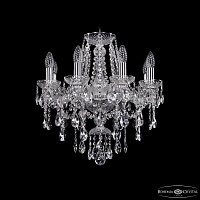Хрустальная подвесная люстра Bohemia IVELE Crystal 1415/8/165 Ni